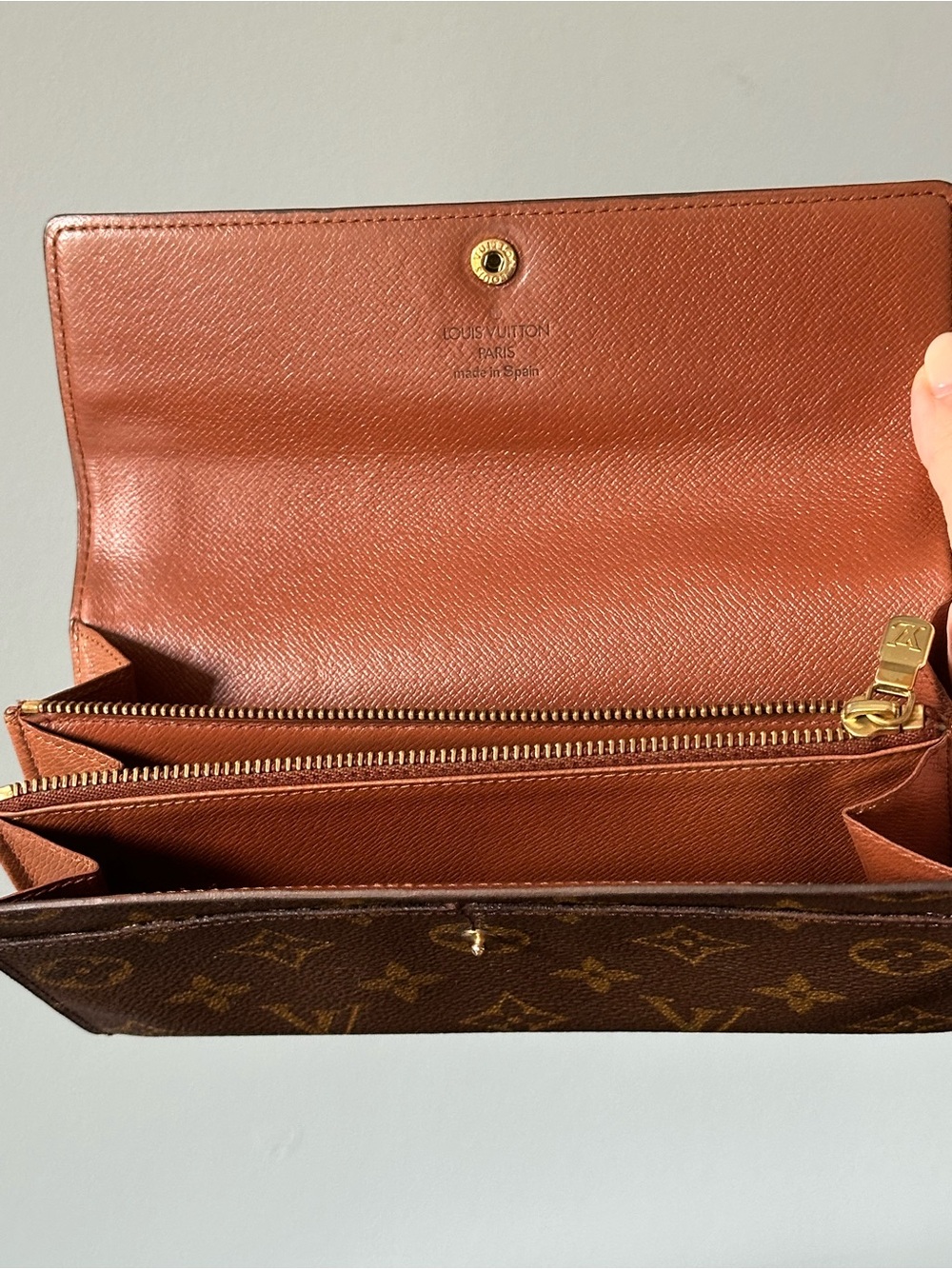 Louis Vuitton Monogram Snap Long Wallet w/ Chain - Picture 10 of 17